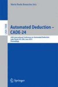Image of Automated Deduction – CADE 29