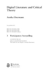 Image of Digital Literature and Critical Theory