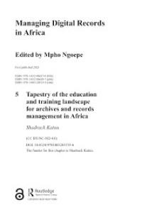 Image of Managing Digital Records in Africa