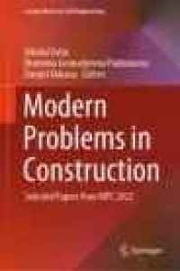 Image of Modern Problems in Construction Selected Papers from MPC 2022