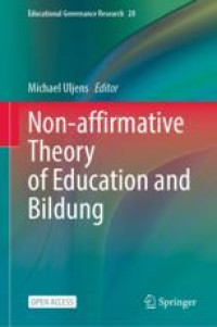 Image of Non-affirmative Theory of Education and Bildung