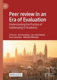 Image of Peer review in an Era of Evaluation