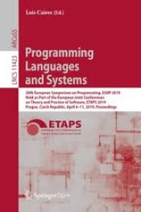Image of Programming Languages and Systems