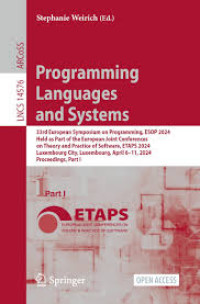 Image of Programming Languages and Systems