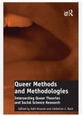 Queer Methods and Methodologies