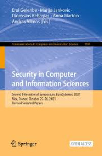 Image of Security in Computer and Information Sciences